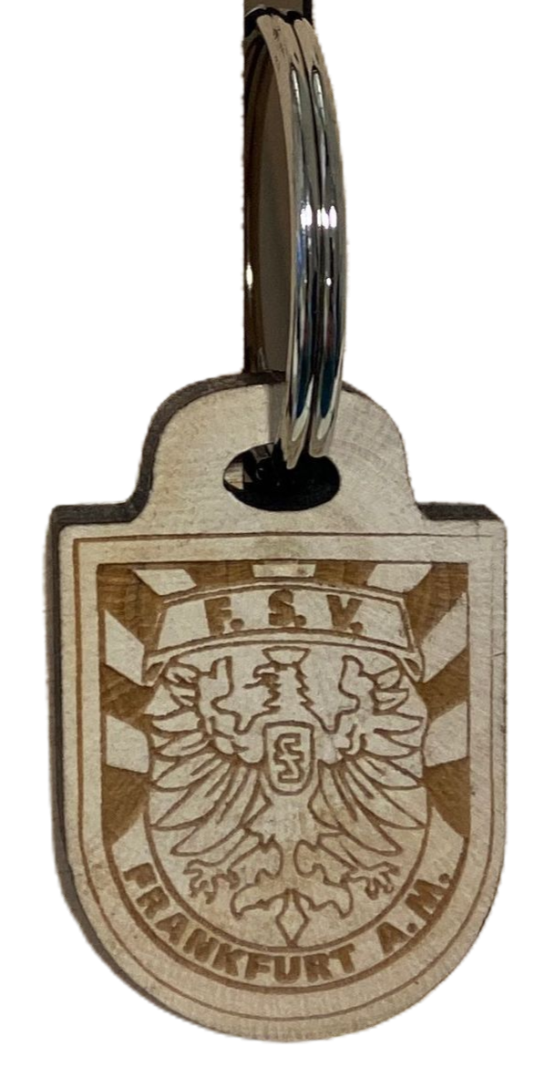 FSV-Schlüsselanhänger aus Holz