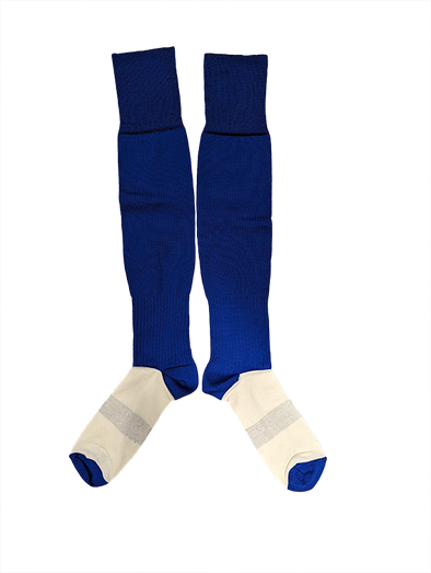 Stutzen blau mit Socke